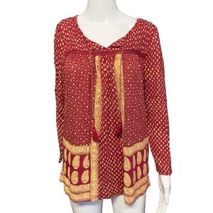 Lucky Brand NWT's - Womens Boho Style Lightweight Long Sleeve Top Sz. SM/MD